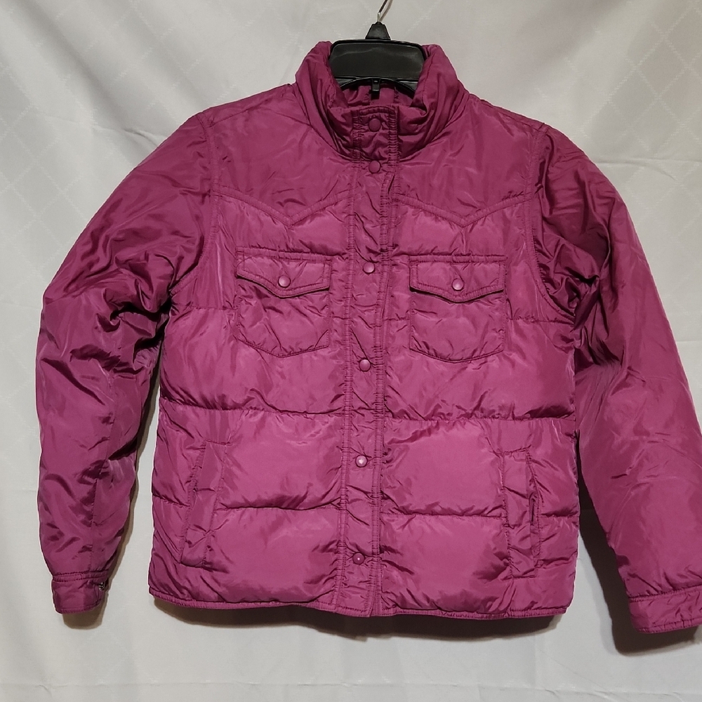 Lands End Down Jacket Youth Large Sz 14